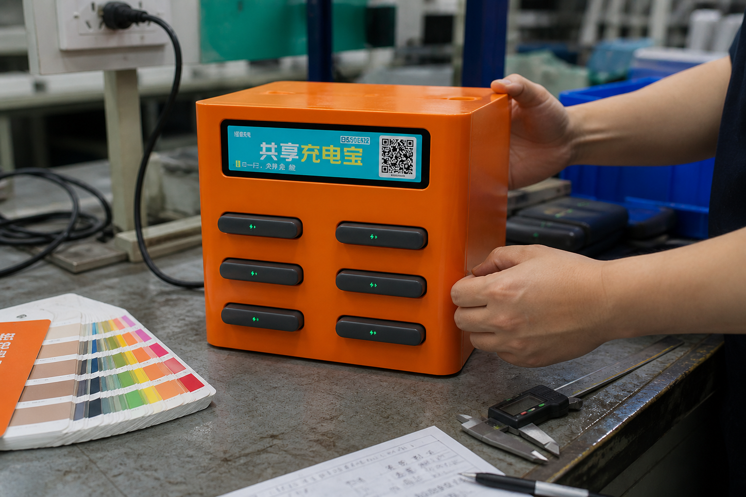 Tianju IoT OEM and ODM shared power bank cabinet customization workflow